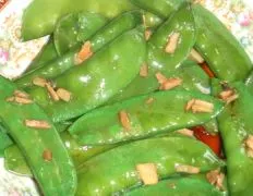 Snow Peas With Ginger