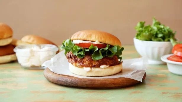 Spicy Crispy Chicken Sandwich Inspired by Wendy’s