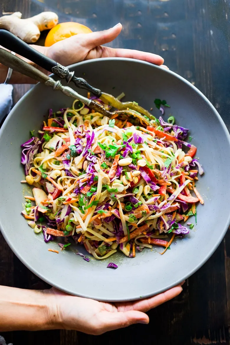 Spicy Peanut Chicken Ramen Slaw: A Perfect Dinner Delight