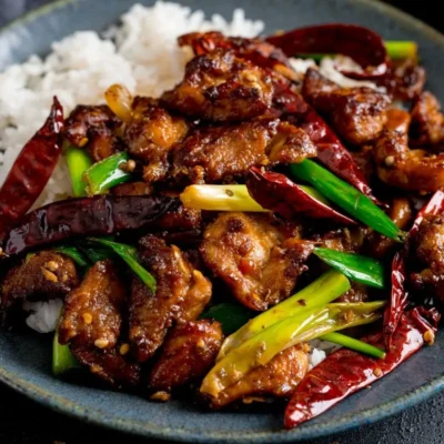 Spicy Szechuan Garlic Chicken Stir-Fry: A Flavorful Chinese Classic