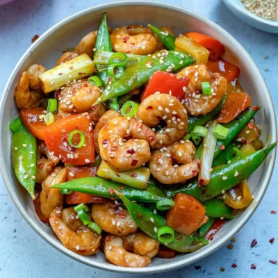 Spicy Szechuan Shrimp Stir-Fry Recipe