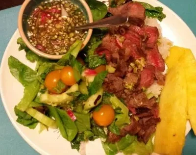 Spicy Thai Tiger Cry Beef Salad Recipe