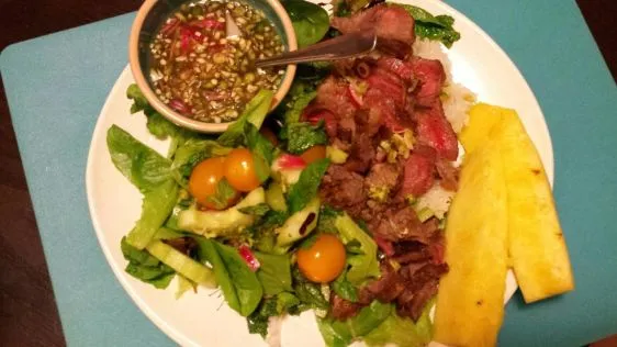 Spicy Thai Tiger Cry Beef Salad Recipe