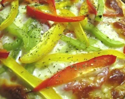 Spicy Trio Pepper Delight Pizza Recipe