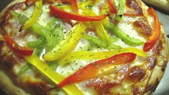 Spicy Trio Pepper Delight Pizza Recipe