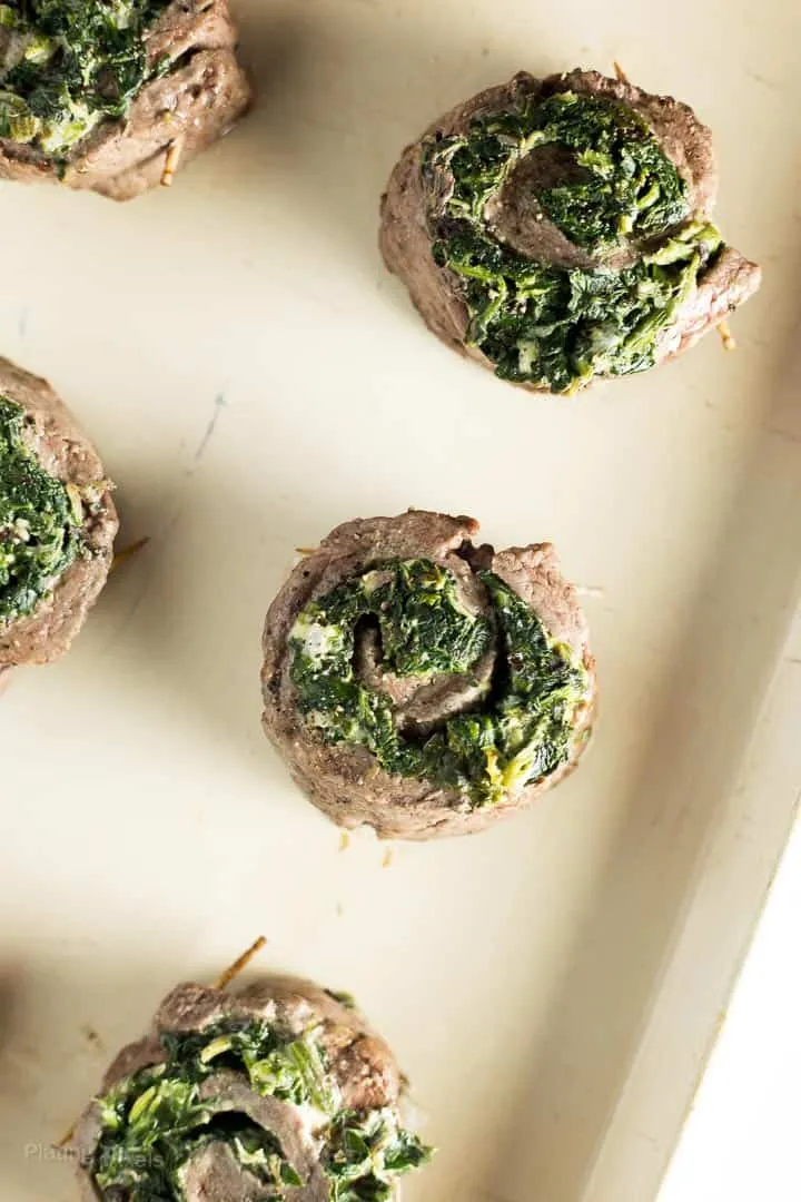 Spinach and Cheese Stuffed Steak Pinwheels – A Gourmet Twist