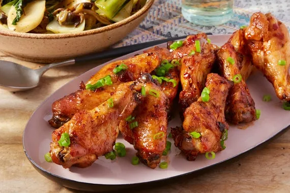 Sticky Soy-Glazed Chinese Chicken Wings Recipe