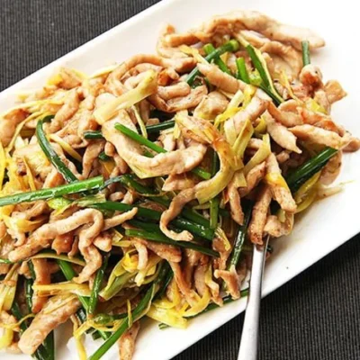 Stir-Fried Pork With Slender Bamboo Shoots Recipe