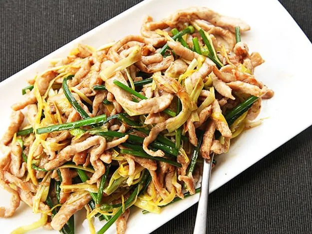 Stir-Fried Pork with Slender Bamboo Shoots Recipe