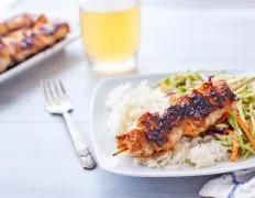 Succulent Soy-Glazed Salmon Skewers Recipe