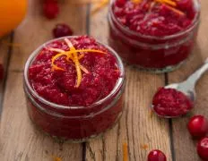 Sugar-Free Cranberry Orange Relish with Splenda