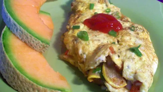 Sun-Kissed Summer Squash Omelet Recipe – Perfect for Breakfast