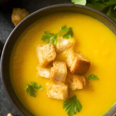 Sunny Yellow Bell Pepper Soup Recipe