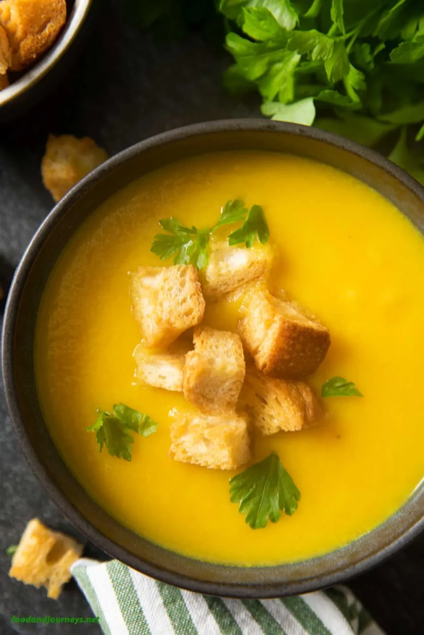 Sunny Yellow Bell Pepper Soup Recipe