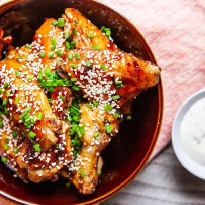 Sweet And Spicy Glazed Chicken Wings Recipe