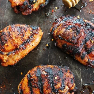 Sweet And Spicy Marinated Chicken Delight