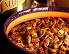 Sweet And Spicy Roasted Pumpkin Seeds Recipe