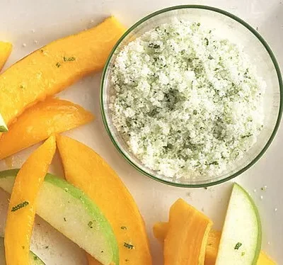 Sweet And Zesty Lime-Sugar Mango Cheeks Recipe