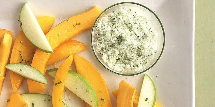 Sweet and Zesty Lime-Sugar Mango Cheeks Recipe