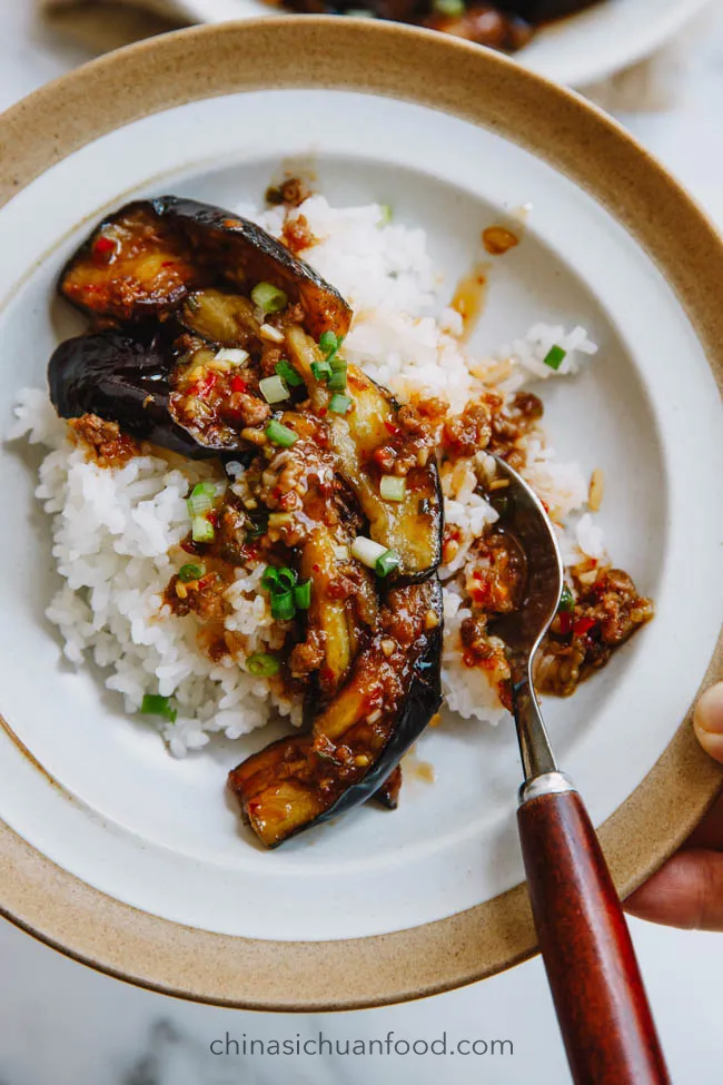 Szechuan-Style Garlic Eggplant Stir-Fry