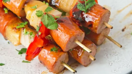 Tangy Kielbasa and Pineapple Skewers Recipe