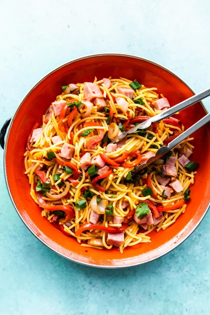 Tangy Sweet and Sour Veggie Noodle Delight