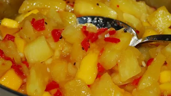 Tropical Pineapple Mango Kiwi Salsa for Sunny Days