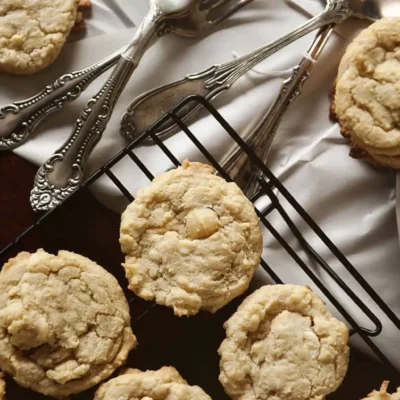 Tropical White Chocolate Coconut Macadamia Nut Cookies