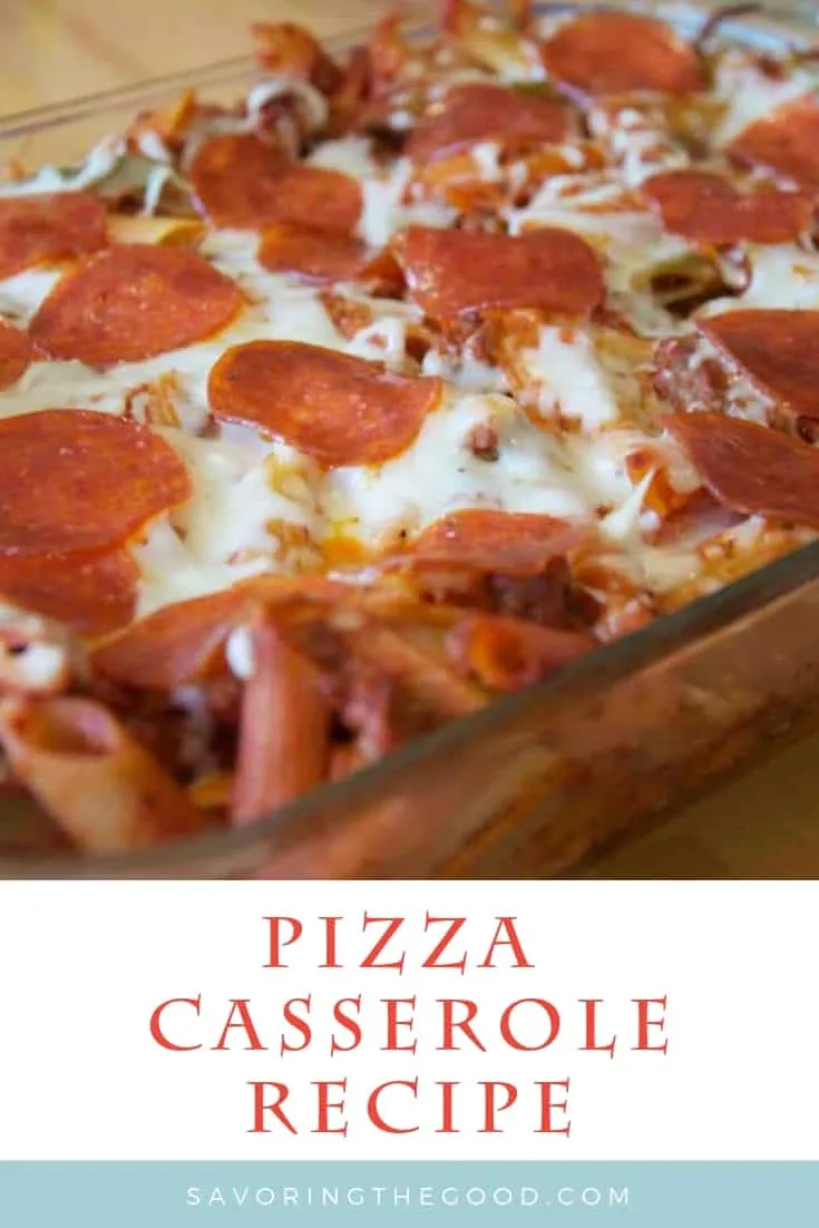 Ultimate Cheesy Pizza Casserole Delight