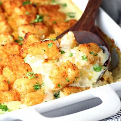 Ultimate Cheesy Tex-Mex Tater Tot Bake