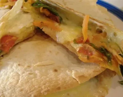 Ultimate Cheesy Vegetable-Stuffed Tortillas