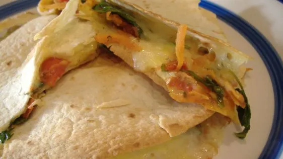 Ultimate Cheesy Vegetable-Stuffed Tortillas