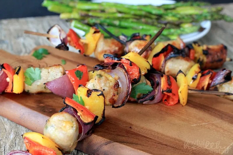 Ultimate Chicken and Sausage Skewers Recipe