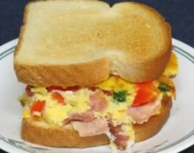 Ultimate Classic Western Omelette Sandwich Recipe