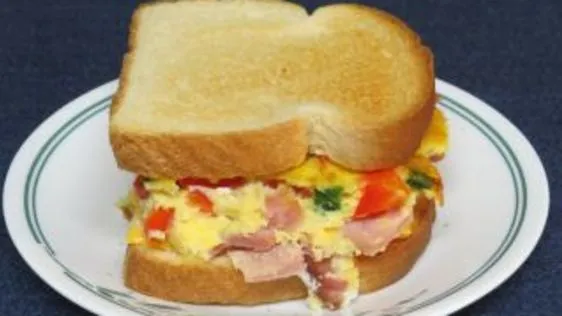 Ultimate Classic Western Omelette Sandwich Recipe