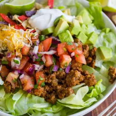 Ultimate Easy &Amp; Healthy Taco Salad Recipe