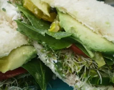 Ultimate Fresh Cucumber Veggie Delight Sandwich