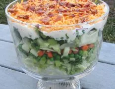 Ultimate Layered Ranch Salad Delight