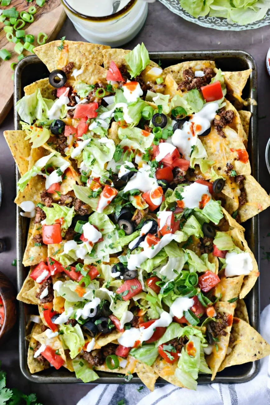 Ultimate Loaded Taco Nachos Fiesta Recipe