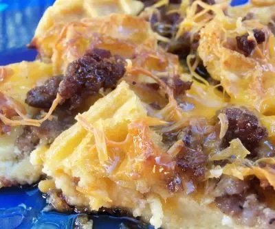 Ultimate Morning Delight: Savory Waffle Casserole Recipe