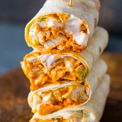 Ultimate Spicy Buffalo Chicken Wrap Recipe