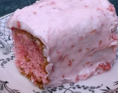 Ultimate Strawberry Cake With Luscious Frosting Recipe