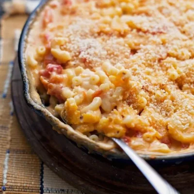 Ultimate Triple-Cheese Macaroni With Sun-Kissed Tomatoes Recipe