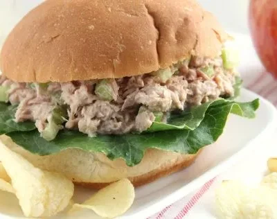 Ultimate Tuna Sandwich And Salad Combo Recipe