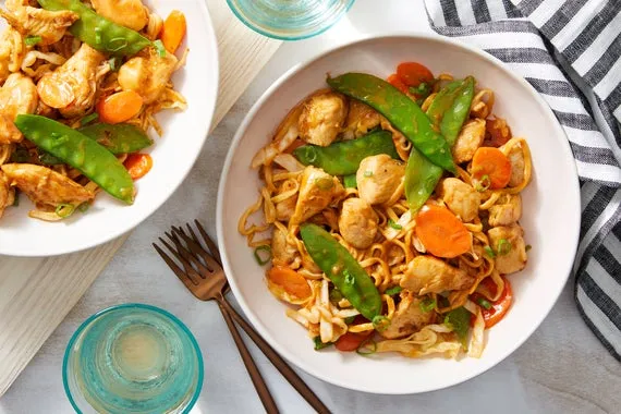 Vegan Wonton Noodle Stir-Fry Recipe