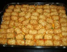 Vegetable-Loaded Tater Tot Bake Casserole