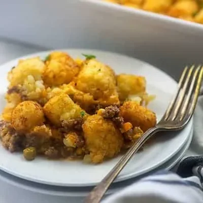 Vegetarian Tater Tot Casserole Delight