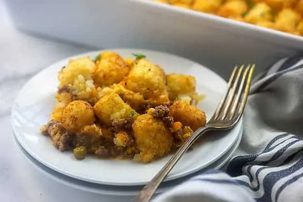 Vegetarian Tater Tot Casserole Delight