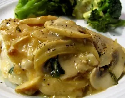 Weight Watchers Parmesan Chicken &Amp; Mushroom Wine Sauce Recipe