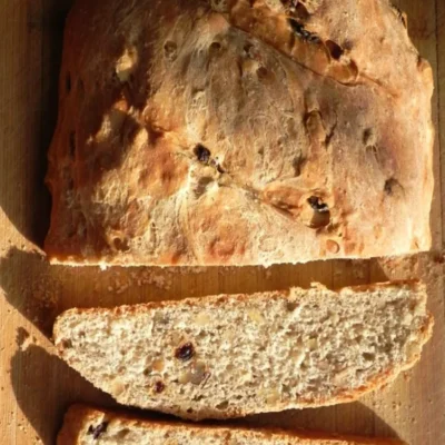 Whole Wheat Walnut And Raisin Bread Recipe